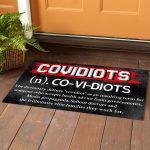 2O. Covidiots doormat(4) Doormat mockup 1