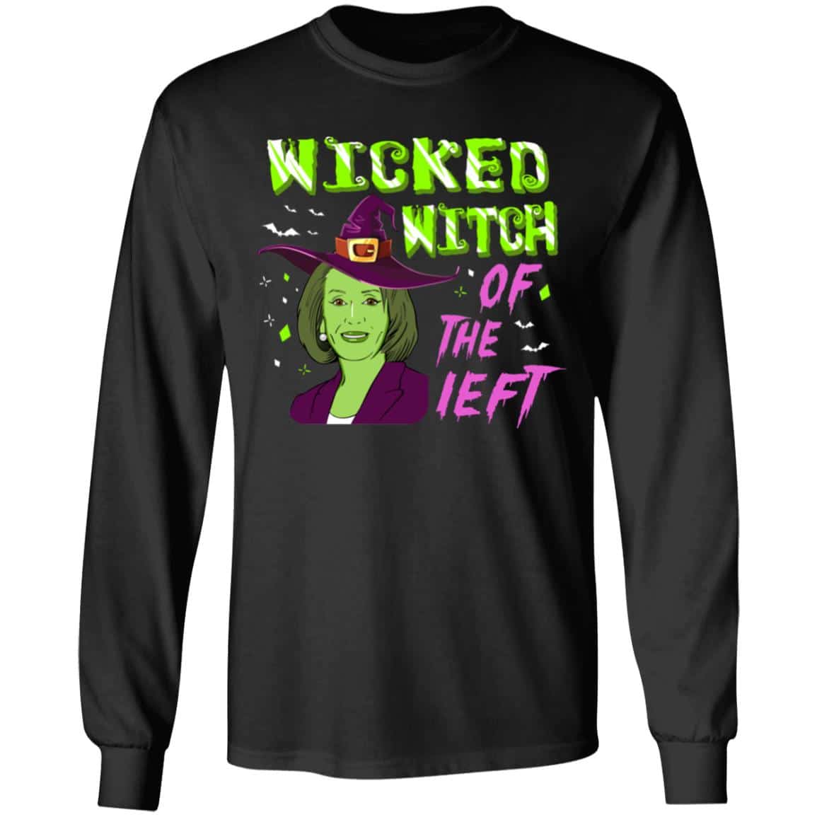 1Th. Wicked Witch Of The Left (5), Black, Long Sleeve 1Th. Wicked Witch Of The Left (5), Black, Long Sleeve