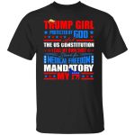 4UT. Trump Girl Protected (6), Black, Unisex T-Shirt