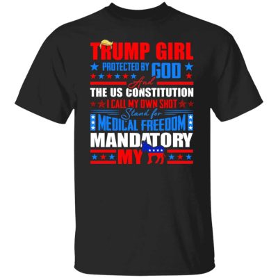 4UT. Trump Girl Protected (6), Black, Unisex T-Shirt