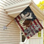 3BN. God Is Lord 30x40-Side 1 House Flag Mockup 2
