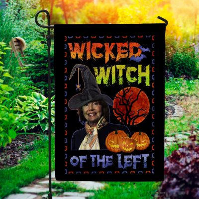 Wicked Witch Of The Left Nancy Pelosi Decorative Garden Flag - Indoor Outdoor Flag - House Flag