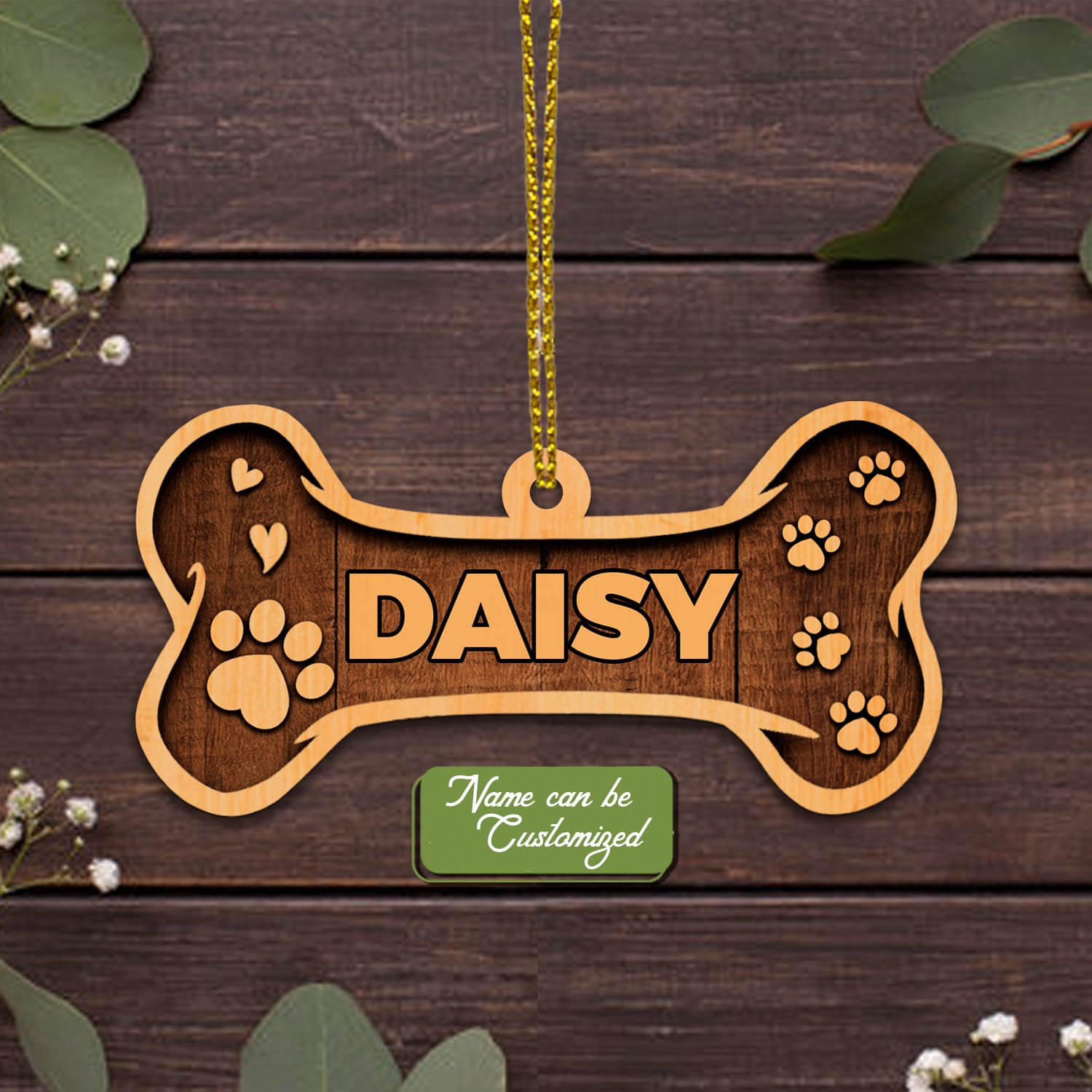 6NH. Dog Paw Ornament_mk2