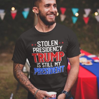 Alternative view of Trump Supporter Stolen Presidency Trump Is Still My President T-Shirt - President Election Political Shirt