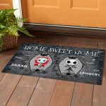 34 HG. Jack And Sally Home Sweet Home-SAMPLE DESIGN Doormat mockup 1