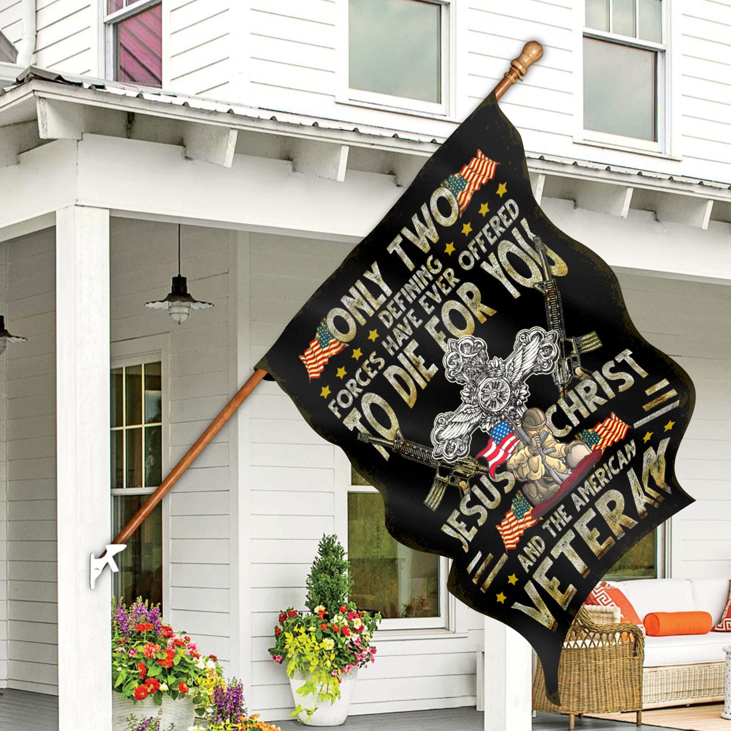 30x40 House Flag Mockup 7