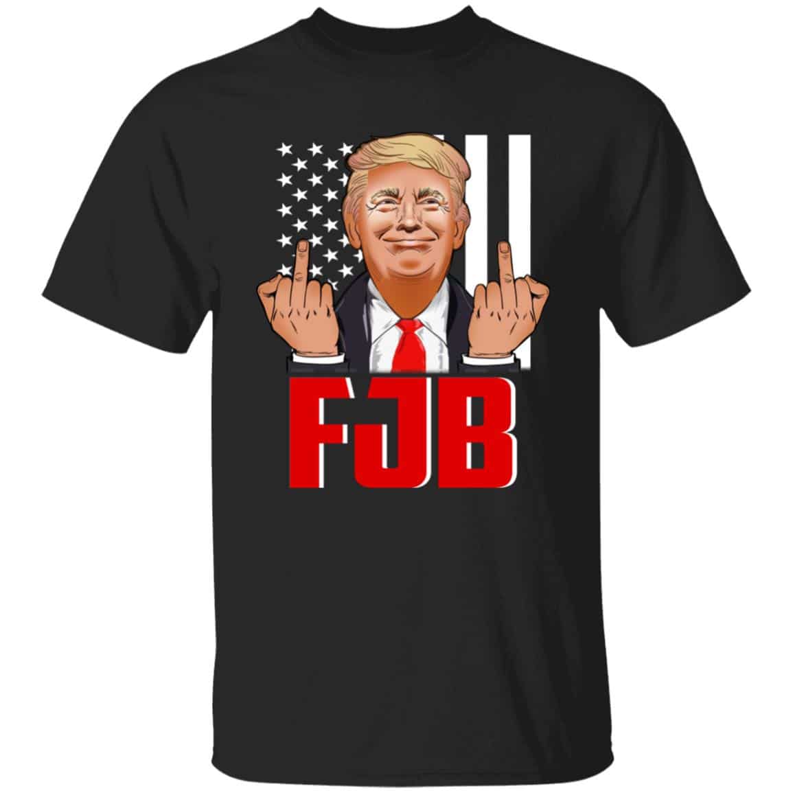 1NH. Uu tien.Trump FJB -tee (1), Black, Unisex T-Shirt