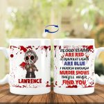 1VT. Blood Stains Are Red Clipart Mug (Sample Design) 15 OZ White Mug