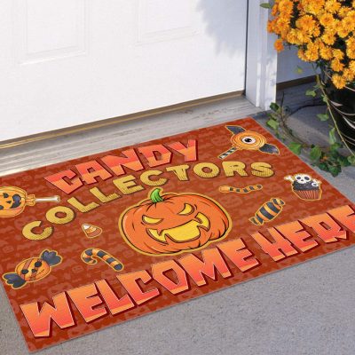 Alternative view of Candy Collectors Welcome Here Doormat - Halloween Trick Or Treat Candy Collectors Welcome Mat