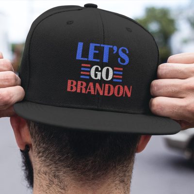 Let's Go Brandon Conservative Anti Liberal Twill Cap - High-Profile Snapback Hat