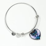 Sometimes I Whisper I Miss You and Believe that You Can Still Hear Me Sympathy Gifts Heart Pendant Necklace - Bangle