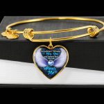 Sometimes I Whisper I Miss You and Believe that You Can Still Hear Me Sympathy Gifts Heart Pendant Necklace - Bangle