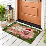 11LV. Have A Barry Christmas (Doormat) Doormat mockup 8