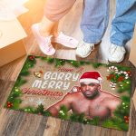 11LV. Have A Barry Christmas (Doormat) Doormat mockup 6