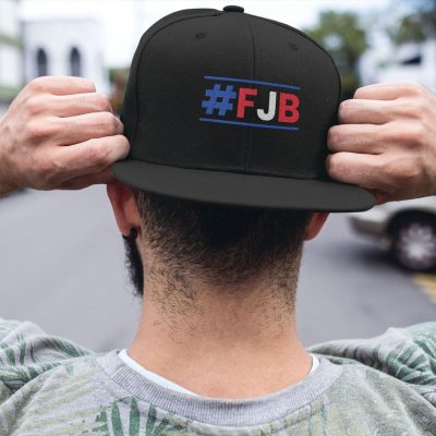 Alternative view of We the People #FJB American Patriot Twill Cap Hat - Pro America Anti Biden Sucks Buck Fiden Impeach Biden Twill Cap Hat