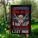 Now I Lay Me Down To Sleep Beside My Bed A Gun I Keep Outdoor Indoor Garden Flag - House Flag - Wall Flag