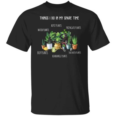 6UT. Plant Lovers, Black, Unisex T-Shirt