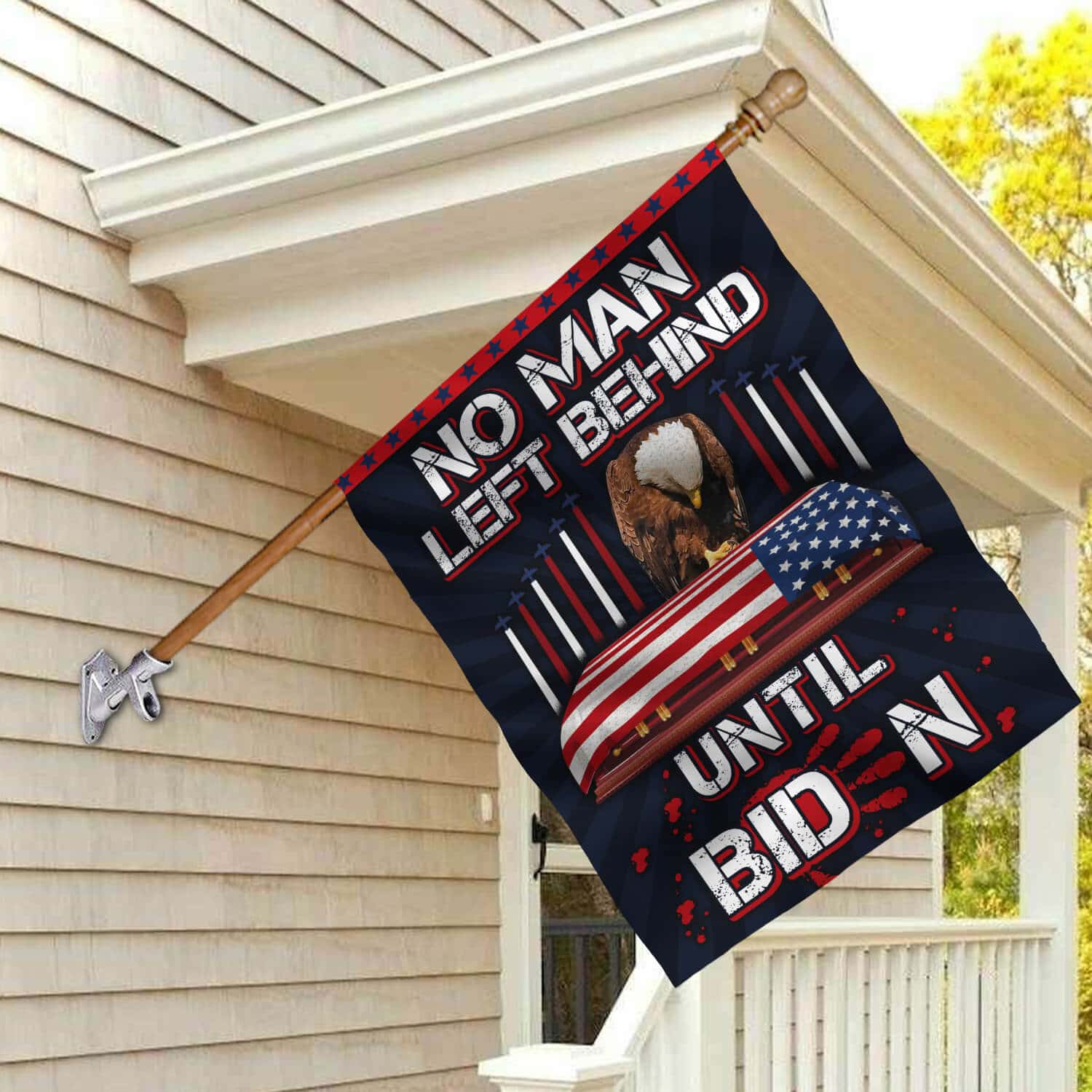 4TM. Left Behind Until Biden NEW House Flag Mockup 2
