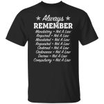 3VT. Always Remember, Black, Unisex T-Shirt