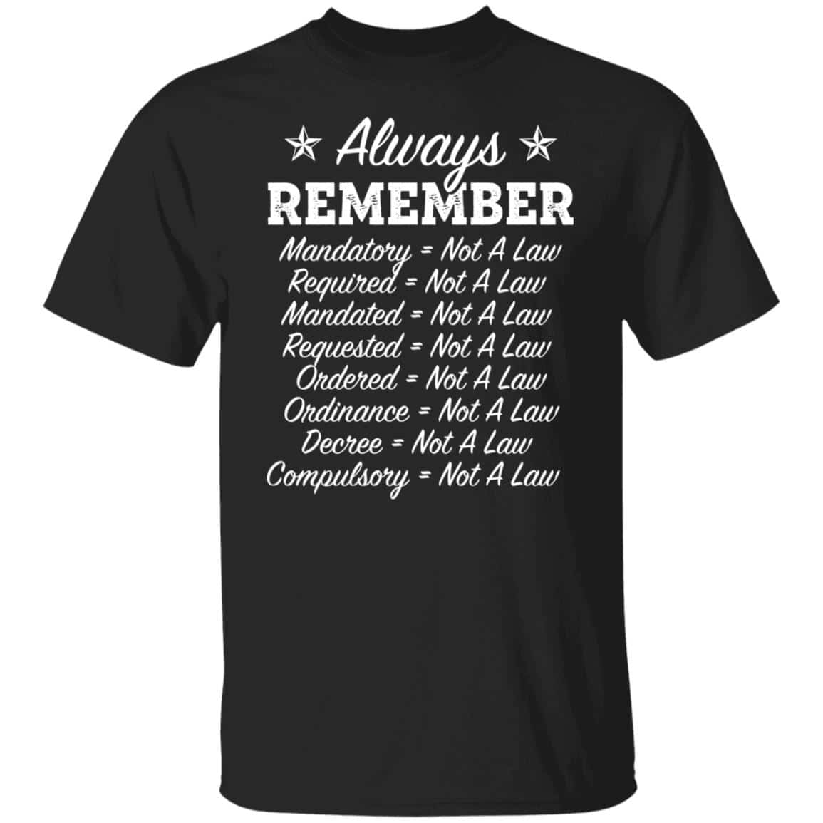 3VT. Always Remember, Black, Unisex T-Shirt