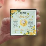 To My Bestie Don't Lose Sight Of The Wonderful Person You Are Love Knot Necklace