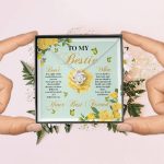 To My Bestie Don't Lose Sight Of The Wonderful Person You Are Love Knot Necklace