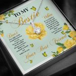 To My Bestie Don't Lose Sight Of The Wonderful Person You Are Alluring Beauty Necklace To My Bestie Don't Lose Sight Of The Wonderful Person You Are Alluring Beauty Necklace