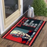 2VT. Biden Zombie Brain Dead Doormat mockup 3