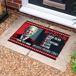 2VT. Biden Zombie Brain Dead Doormat mockup 10