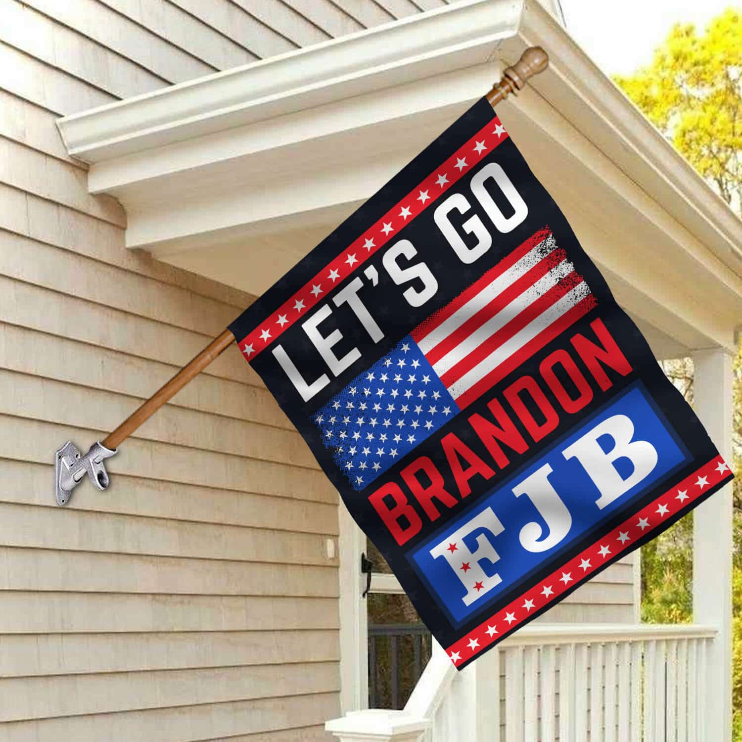 Size 30x40 House Flag Mockup 2