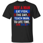 14 HG UU TIEN. Buy A Man Eat Fish, Black, Unisex T-Shirt