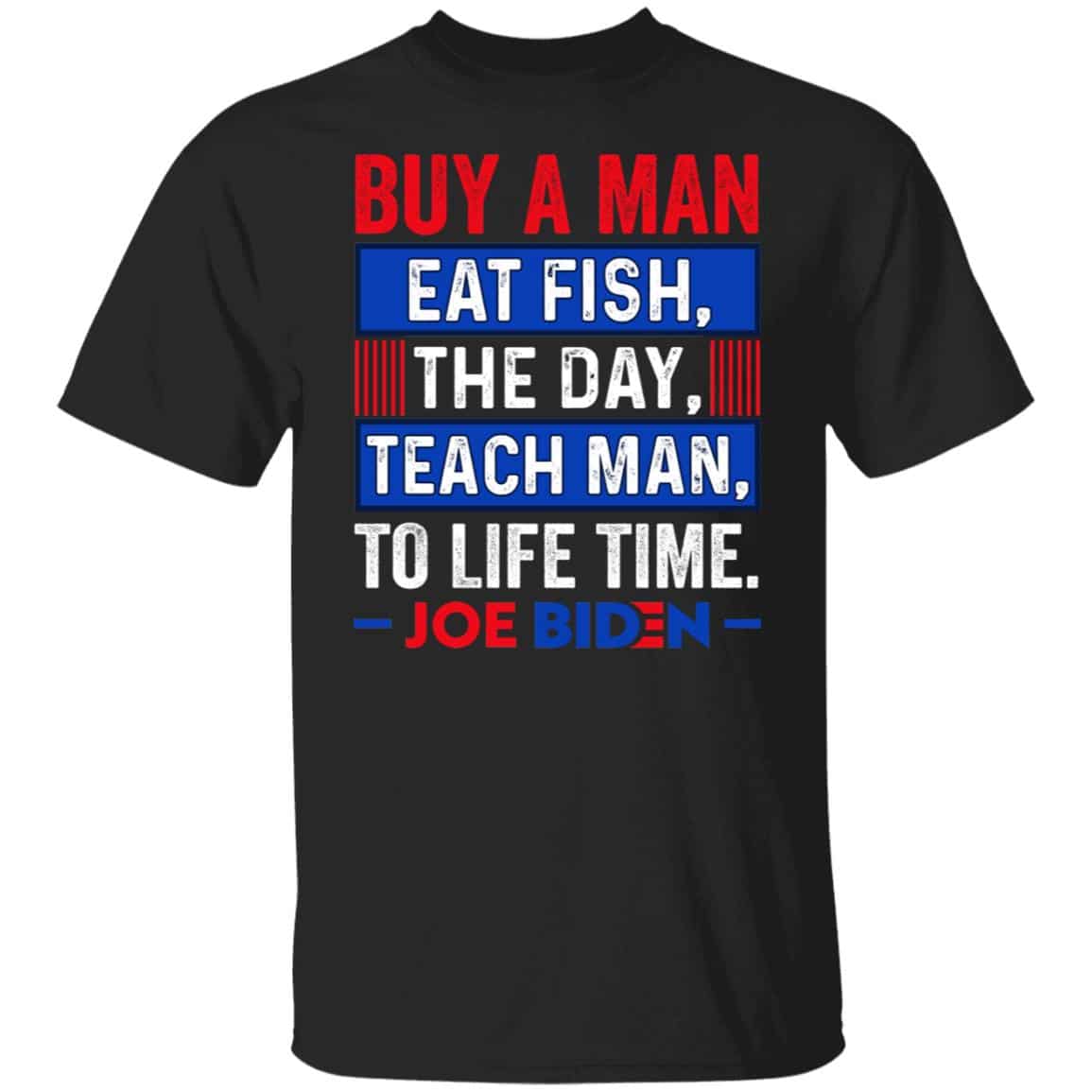 14 HG UU TIEN. Buy A Man Eat Fish, Black, Unisex T-Shirt