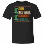 6Th. Son Brother Gaming, Black, Unisex T-Shirt 6Th. Son Brother Gaming, Black, Unisex T-Shirt