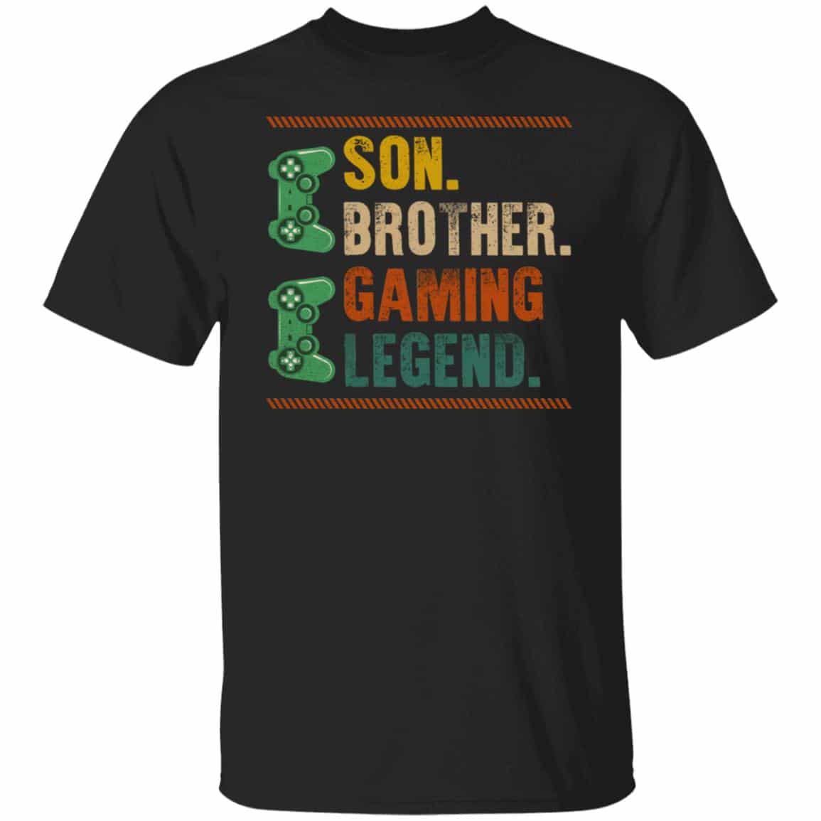 6Th. Son Brother Gaming, Black, Unisex T-Shirt 6Th. Son Brother Gaming, Black, Unisex T-Shirt