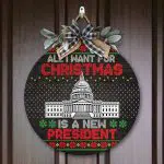 5VT. UU TIEN All I Want For Christmas New President door sign Door Sign Mockup 7