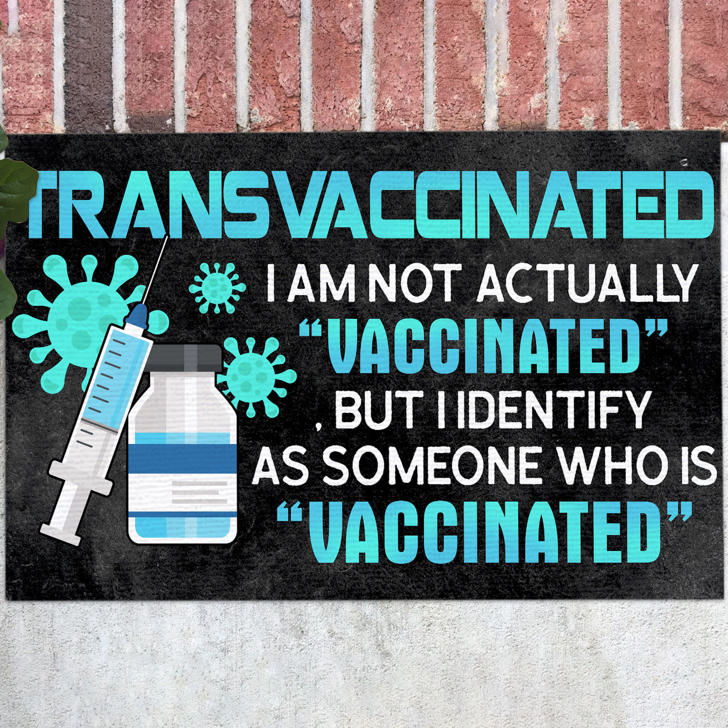 5O. Transvaccinated doormat (5) Doormat Mockup 12