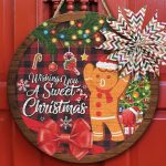 4TM. Wishing You Sweet Christmas (Door sign) Door Sign Mockup 10