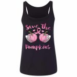 2Th. Save The Pumpkins, Black, Ladies Tank Top