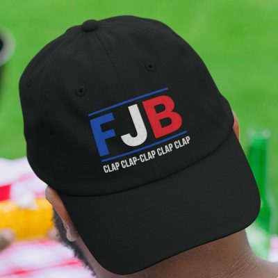 Joe Biden FJB Clap Clap Clap Twill Cap - Fuck Joe Biden Hat - Pro American For Joe Biden Snapback Hat