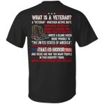 1O. What Is A Veteran (6), Black, Unisex T-Shirt