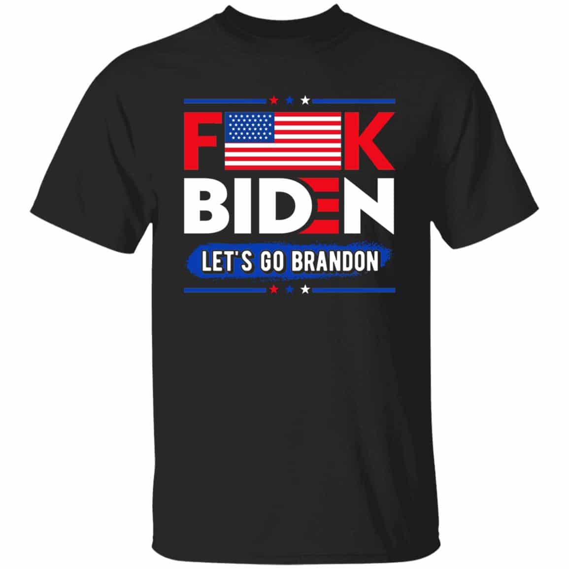 1 HG. Fuck Biden Let's Go Brandon, Black, Unisex T-Shirt