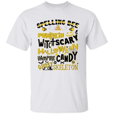 8. Spelling Bee, White, Unisex T-Shirt