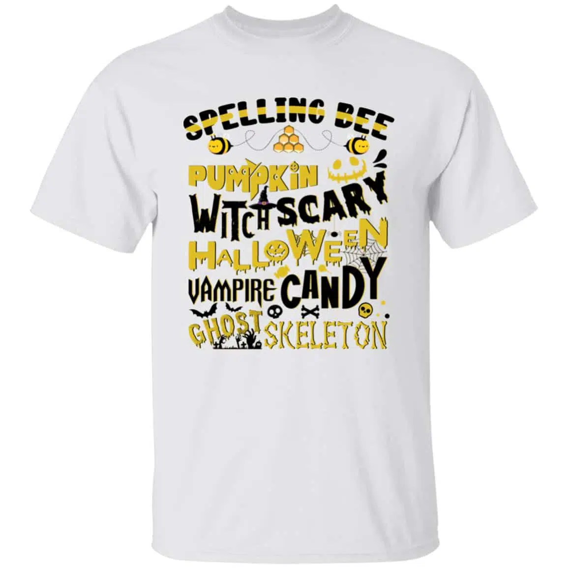 8. Spelling Bee, White, Unisex T-Shirt 8. Spelling Bee, White, Unisex T-Shirt