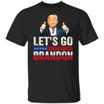 8VT. Trump Let's Go Brandon, Black, Unisex T-Shirt 8VT. Trump Let's Go Brandon, Black, Unisex T-Shirt