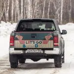 3KT. Let's Go Brandon Tailgate Wrap Mockup 6