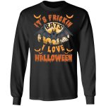 4TM. Frickin Bats Love Halloween (Dark), Black, Long Sleeve