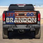 3VT. Let's Go Brandon Tailgate Tailgate Wrap Mockup 5