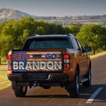 3VT. Let's Go Brandon Tailgate Tailgate Wrap Mockup 8