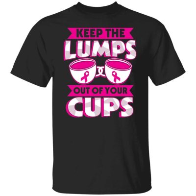 5TM. Keep Lumps Out Cups (6), Black, Unisex T-Shirt