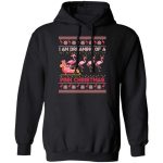 9. Pink Christmas (6), Black, Hoodie